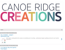 Tablet Screenshot of canoeridgecreations.com